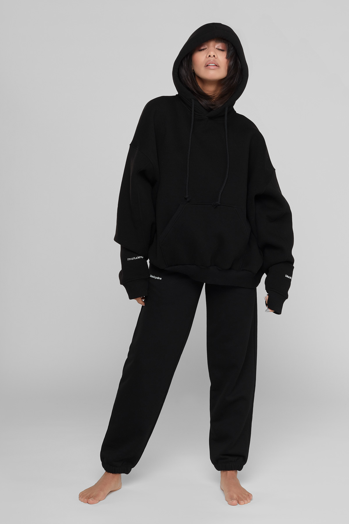 Black label joggers sale