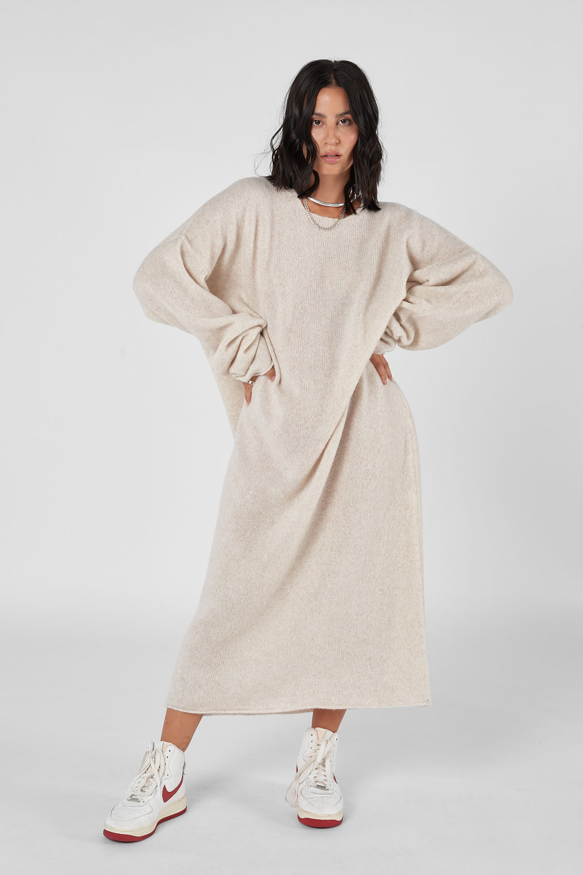 JAE Dress Oatmeal