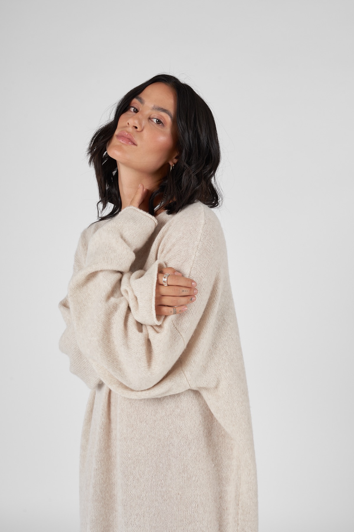 JAE Dress Oatmeal