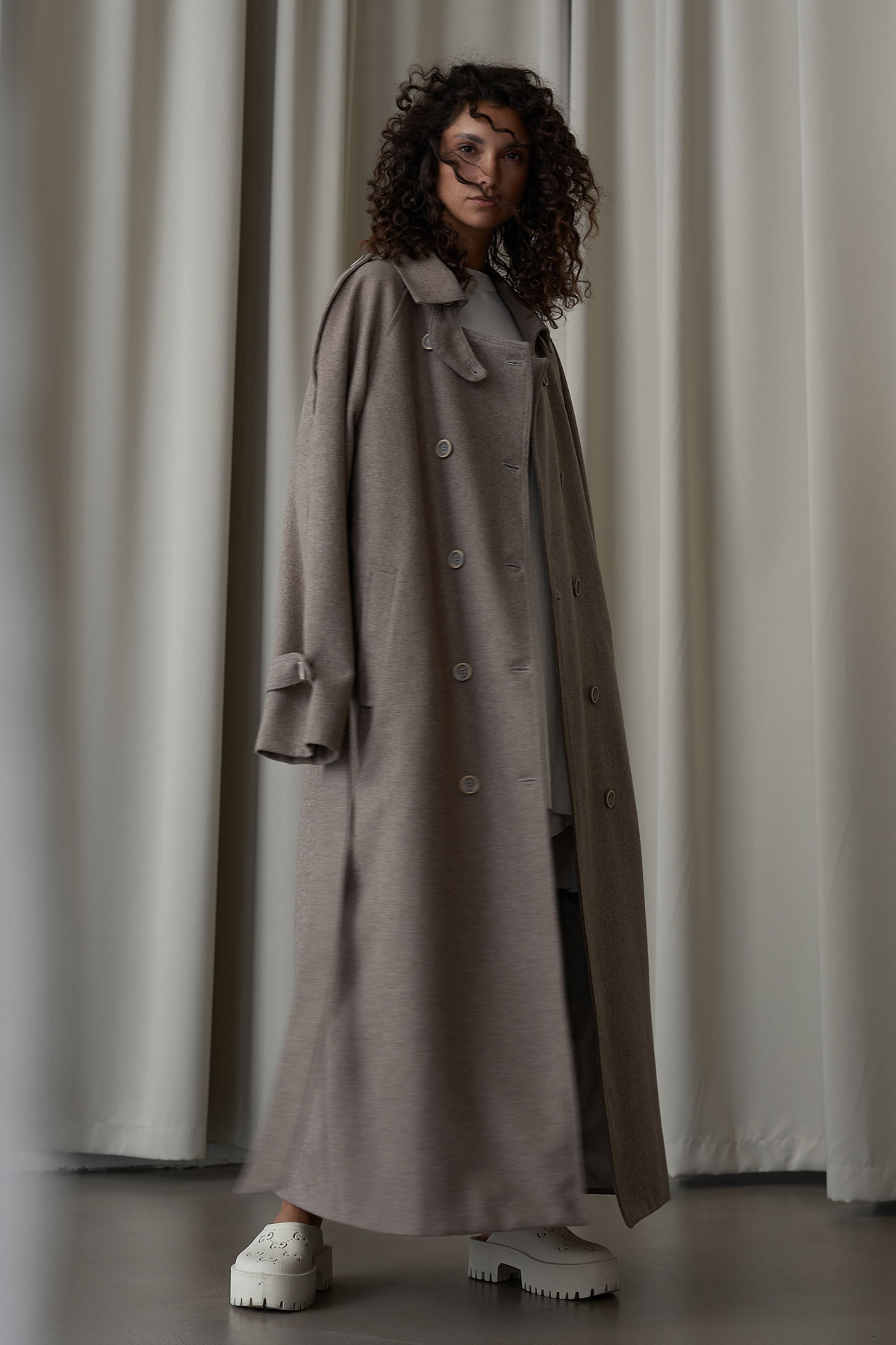 CADY Trench Coat Taupe