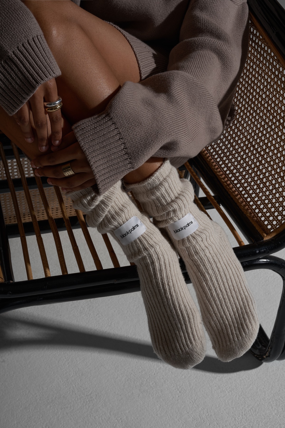 bp Knit Socks Oatmeal