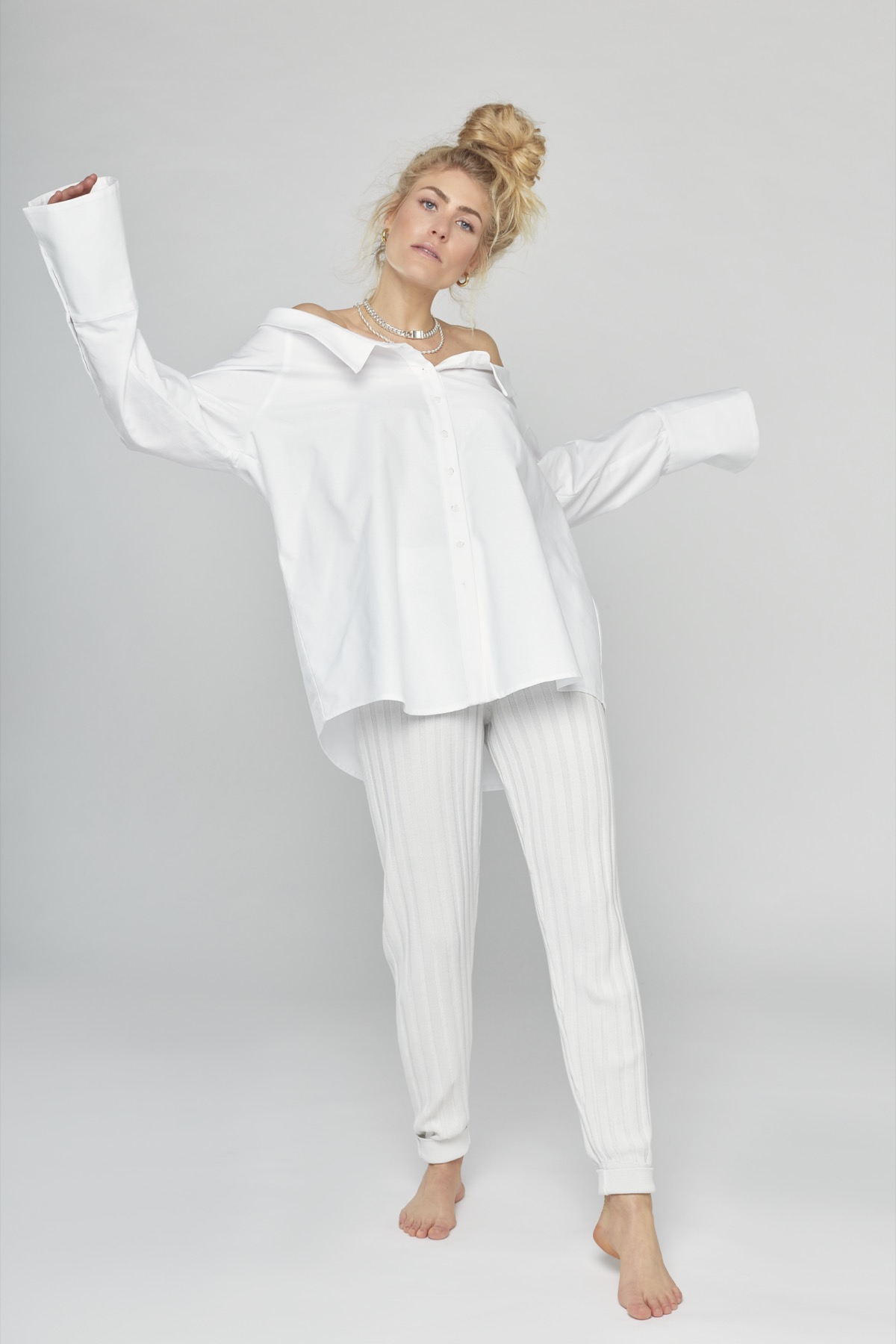 JOSY Joggers Off White