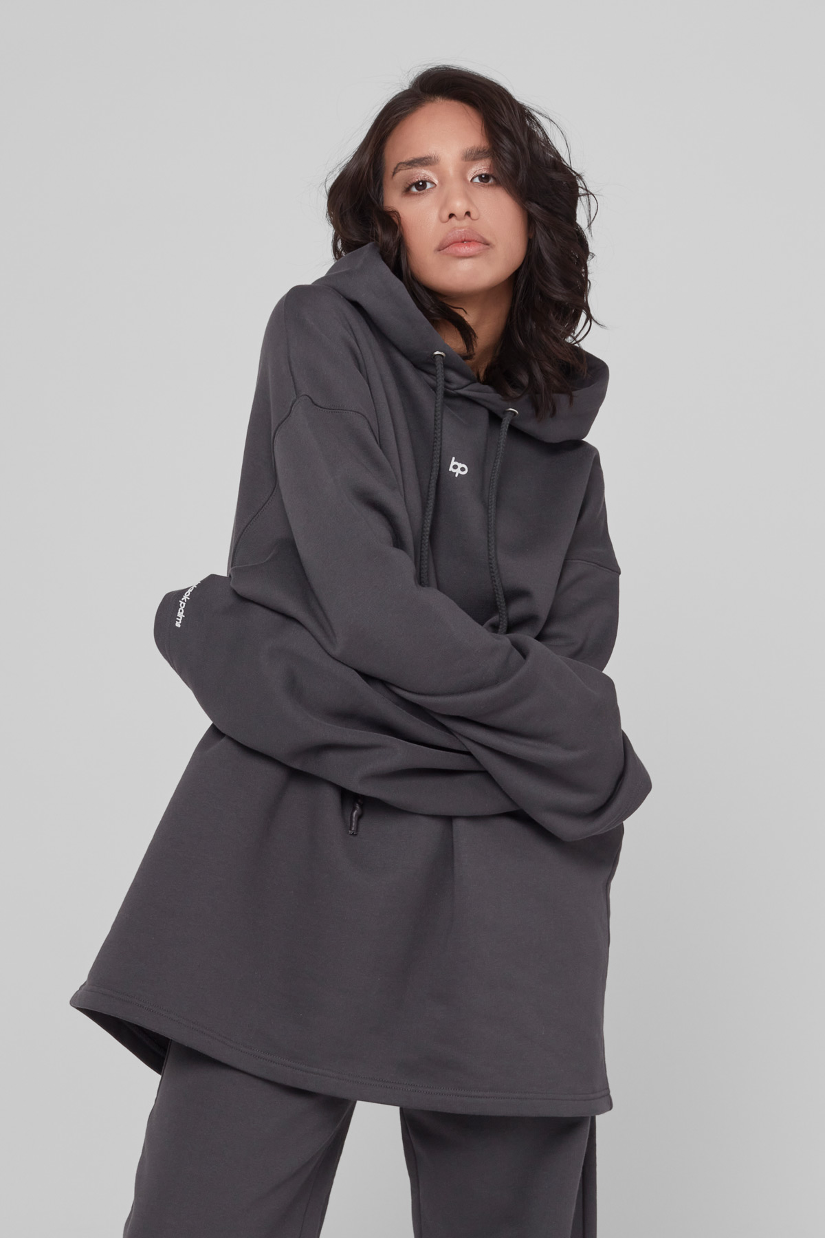 JAMILA Hoodie Anthracite