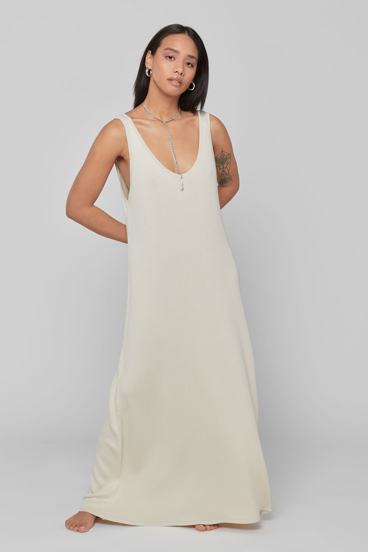 DELFINA Dress Cream