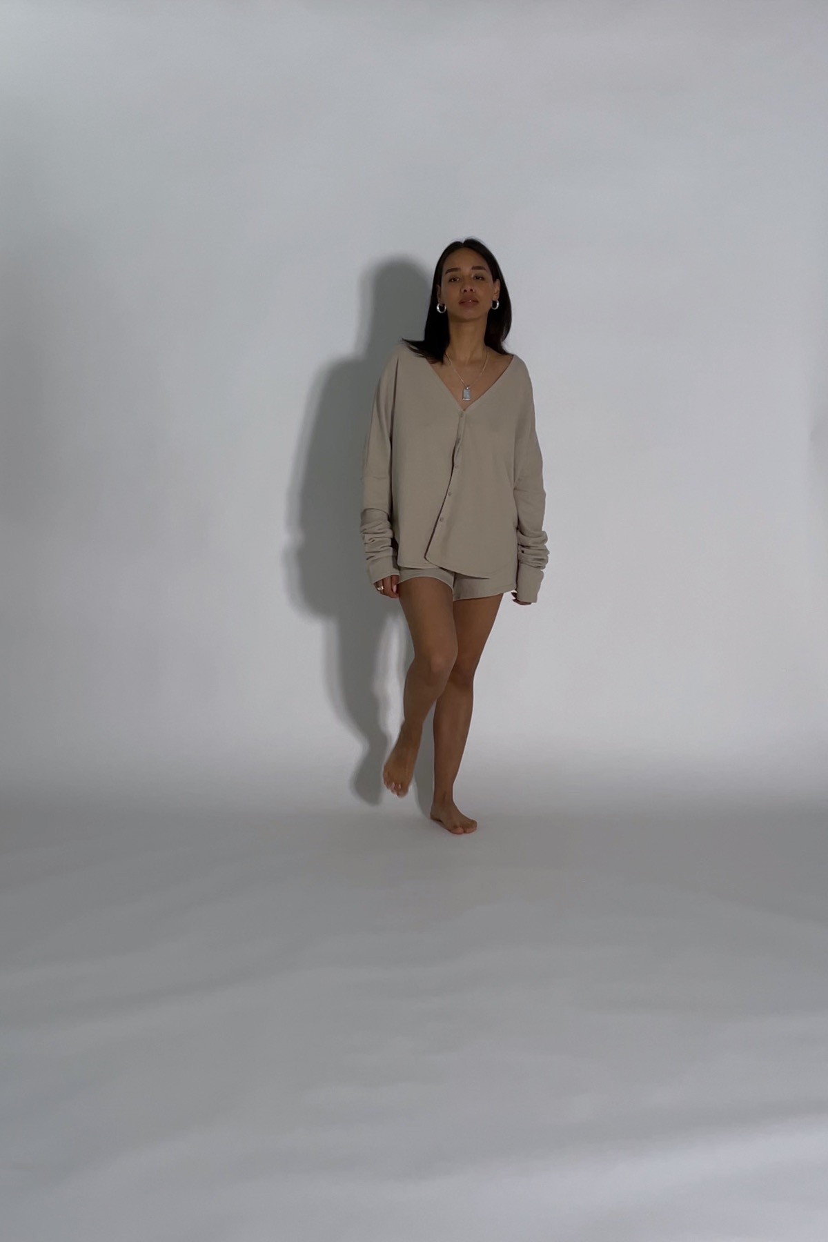 MALI Cardigan Silver Sage