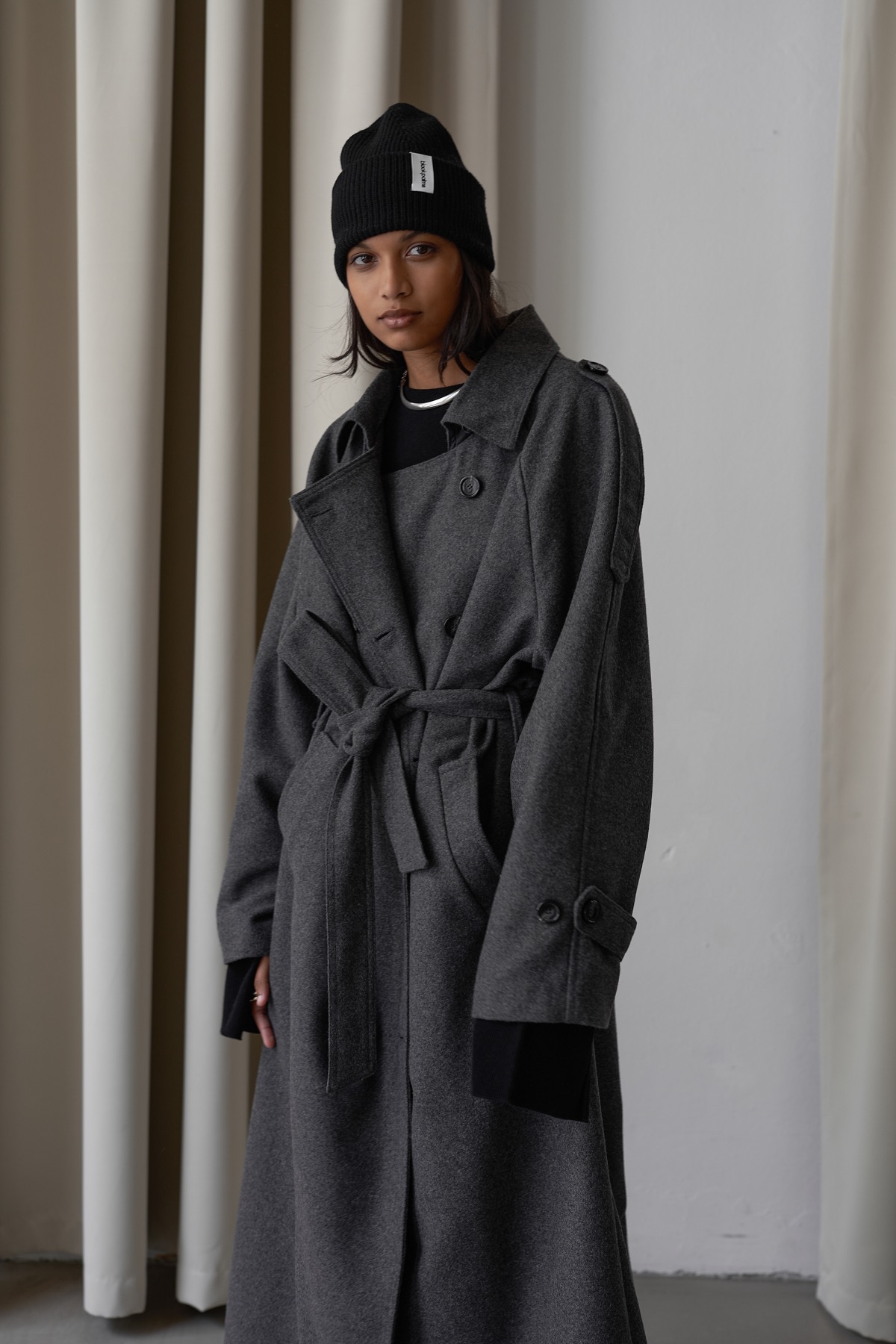 CADY Trench Coat Anthracite