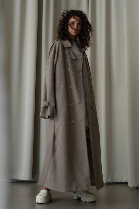 CADY Trench Coat Taupe