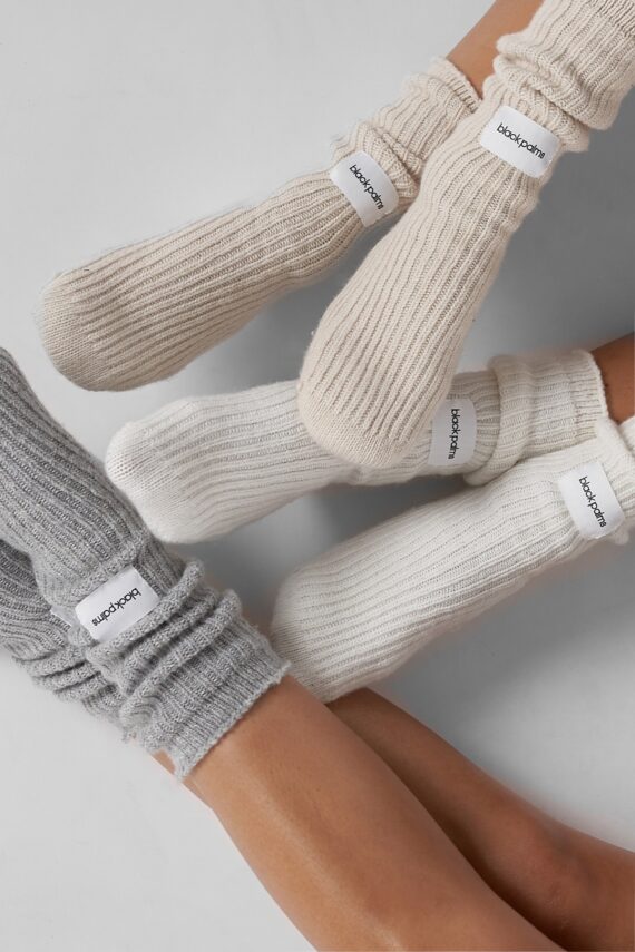 bp Knit Socks Cream
