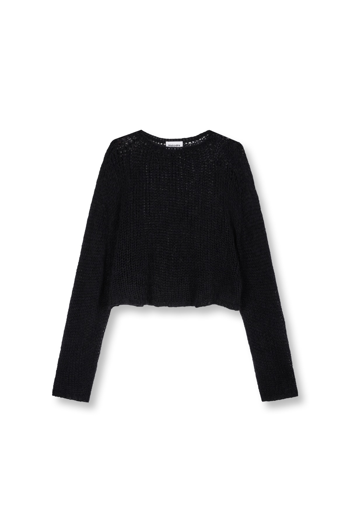 2024_STEPHL Cropped Sweater Black