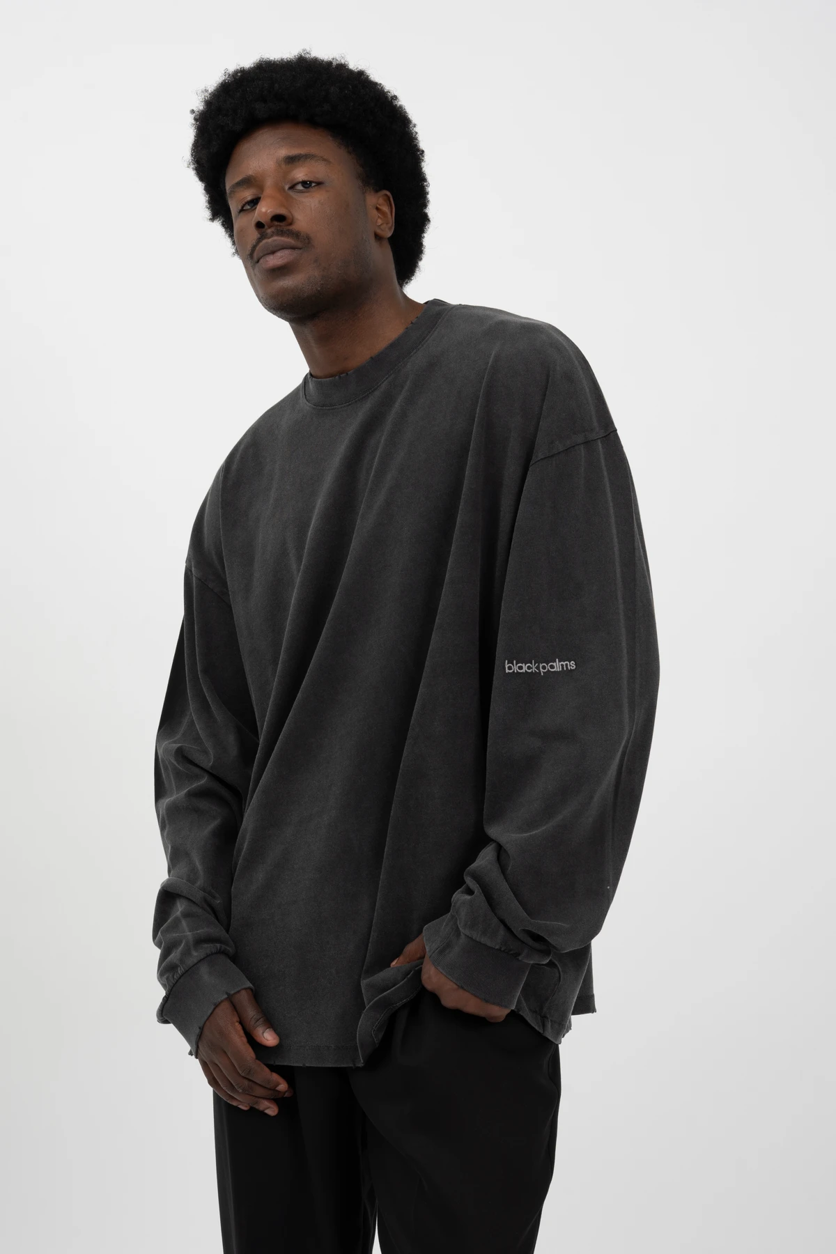 bp Long Tee Faded Black