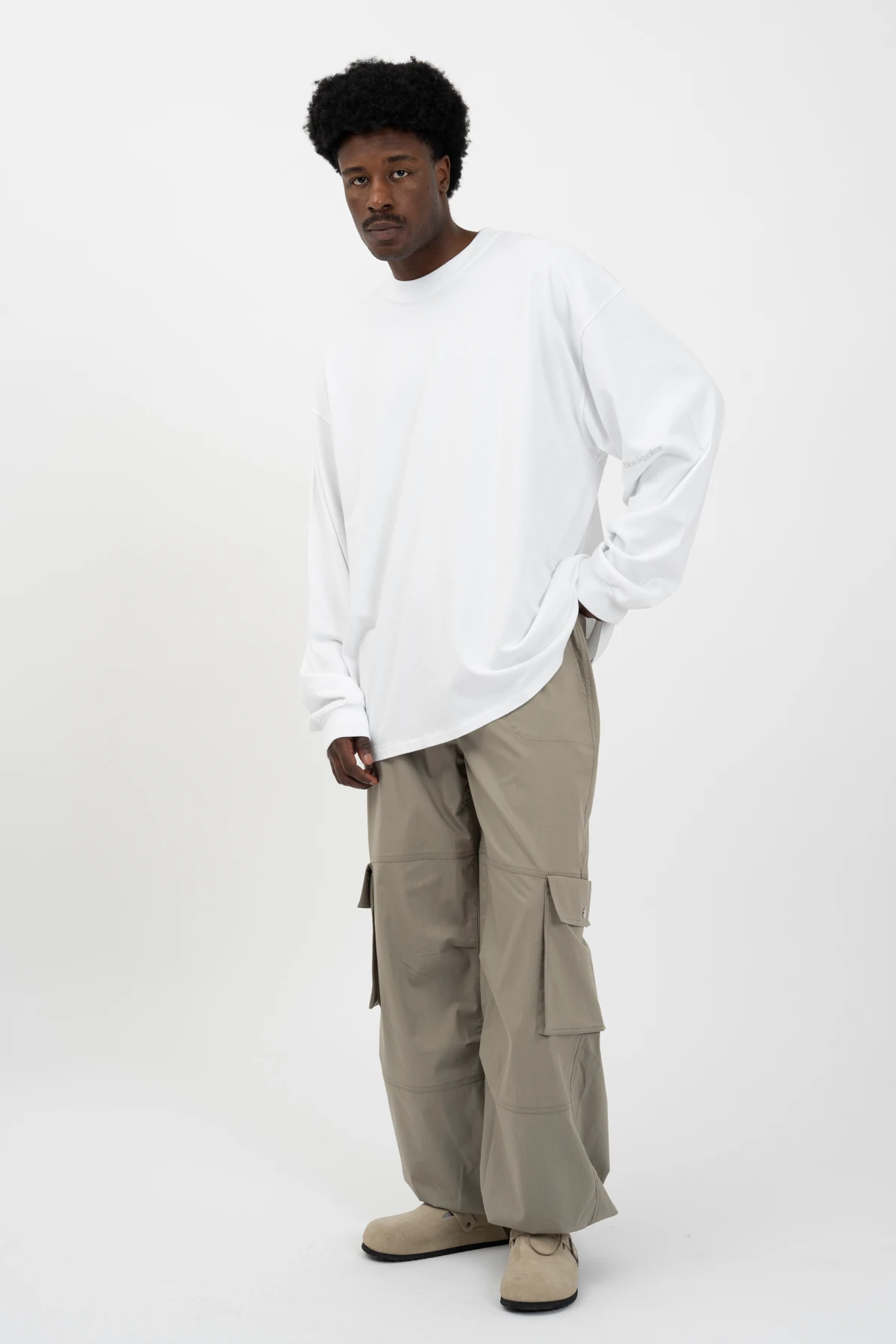 bp Long Tee White