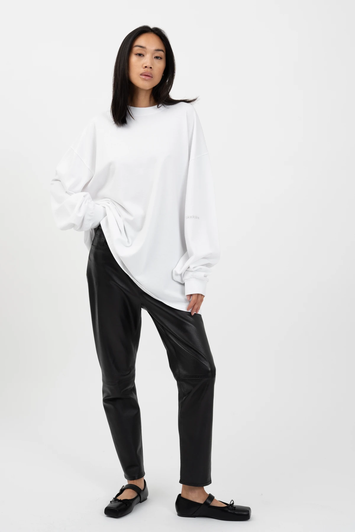 bp Long Tee White