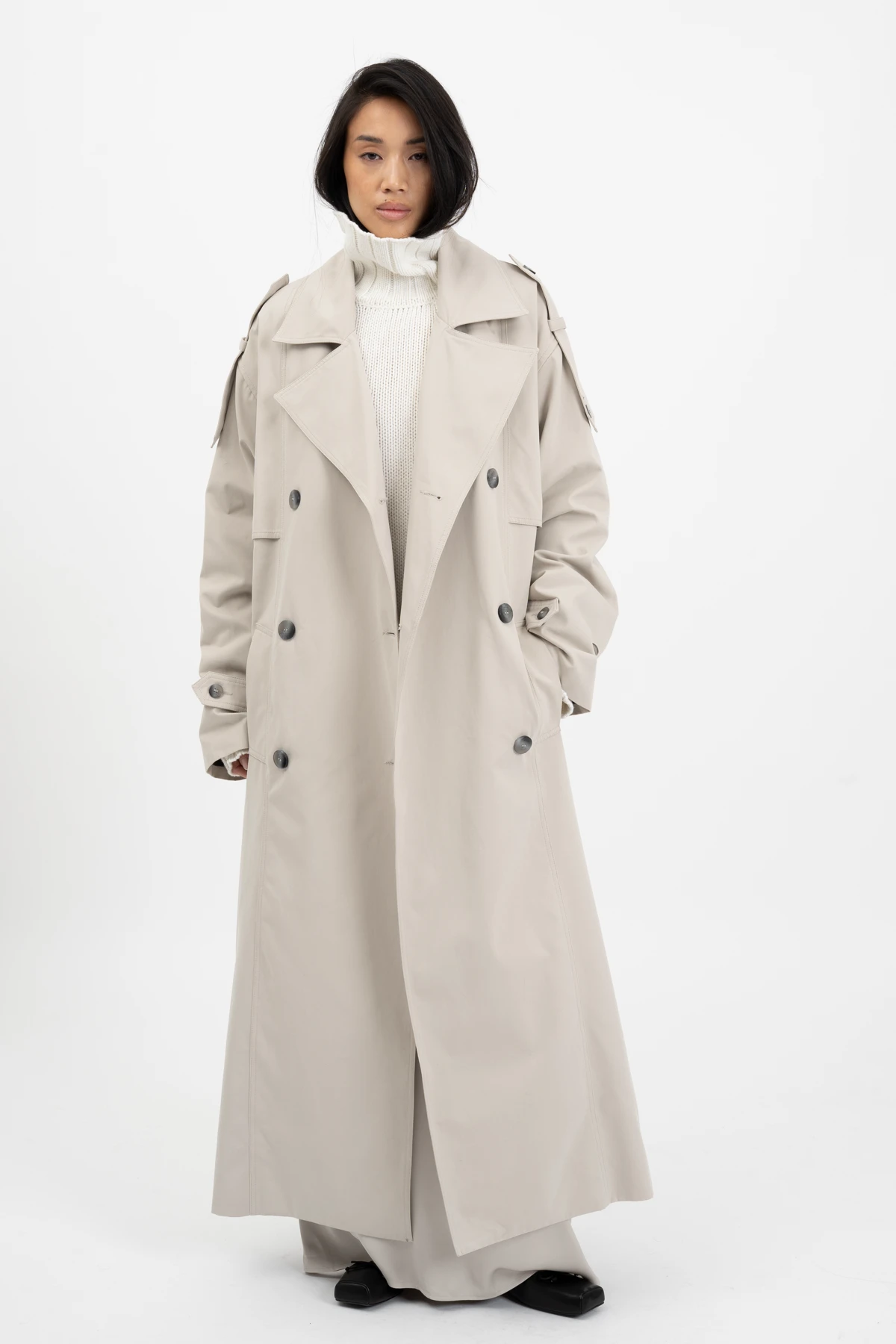 CORI Trench Coat Greige